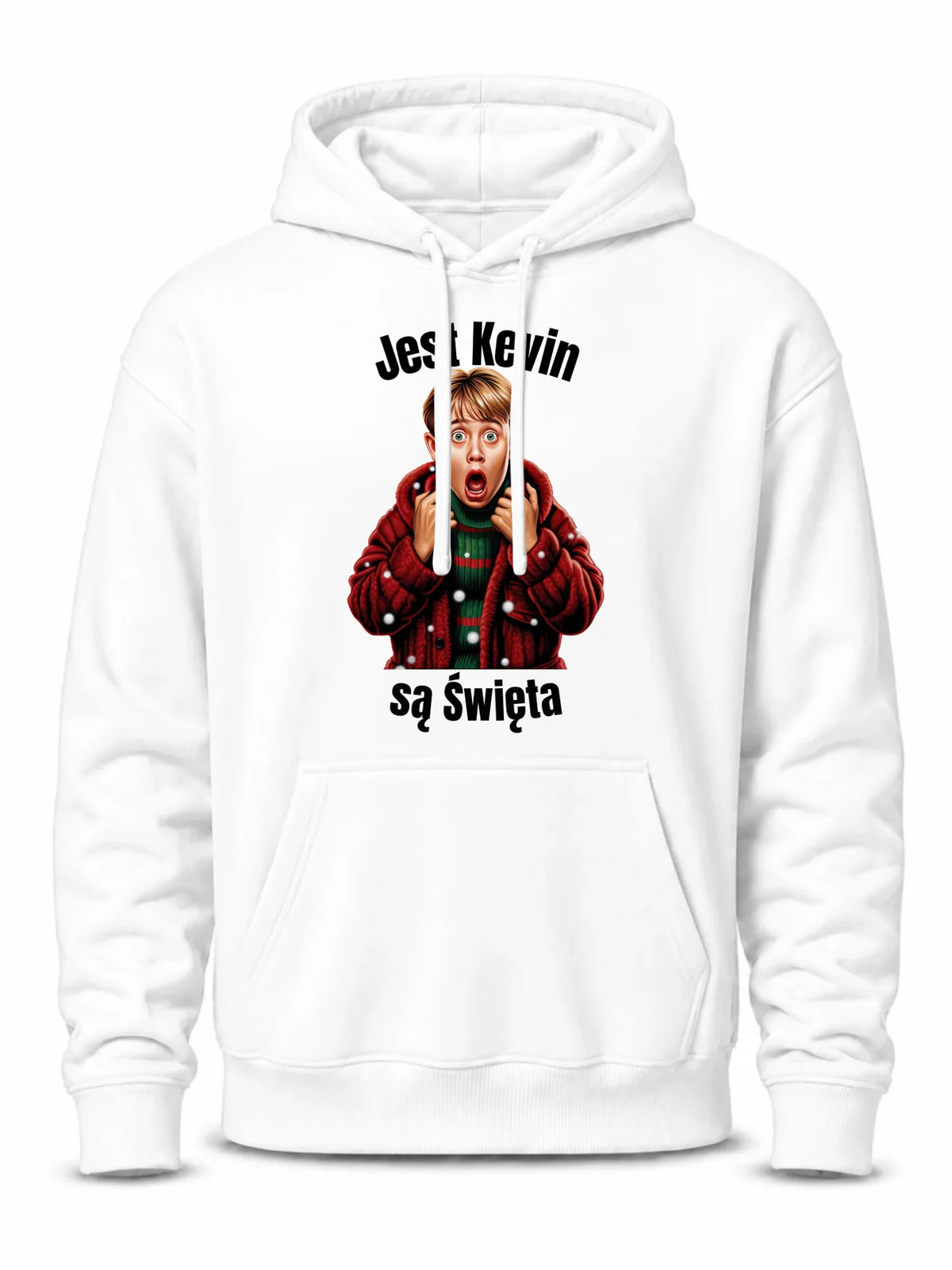 Bluza męska z kapturem świąteczna - Jest Kevin są święta BN27