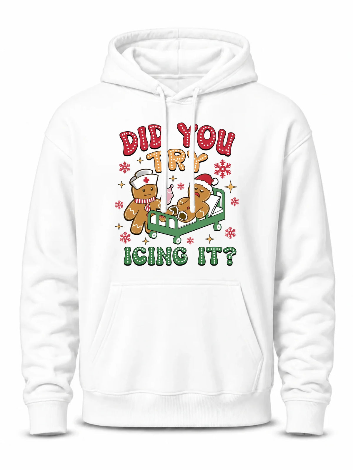 Bluza męska z kapturem świąteczna - Did you try icing it? BN78