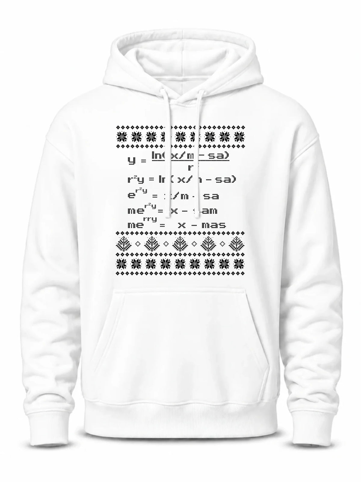 Bluza męska z kapturem świąteczna - Zadanie matematyczne BN108