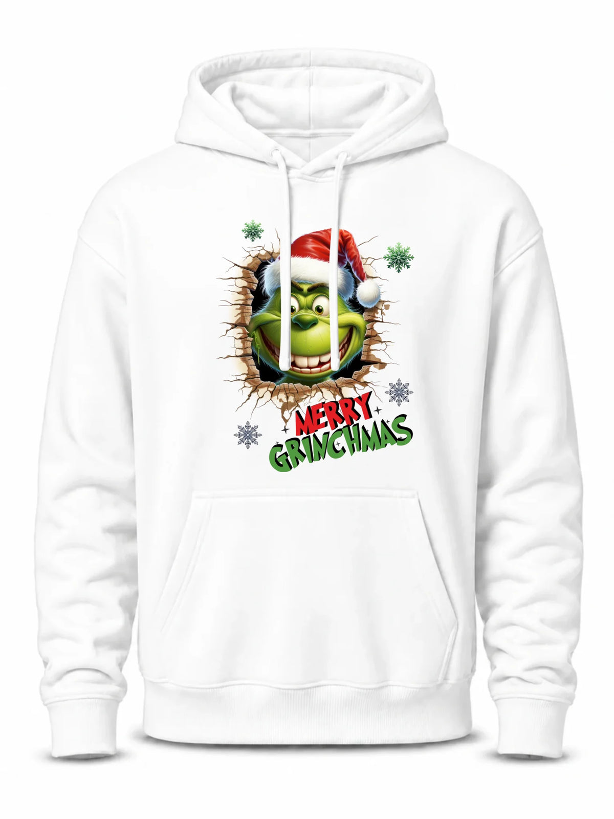 Bluza męska z kapturem świąteczna - Grinch - Merry Grinchmas BN113