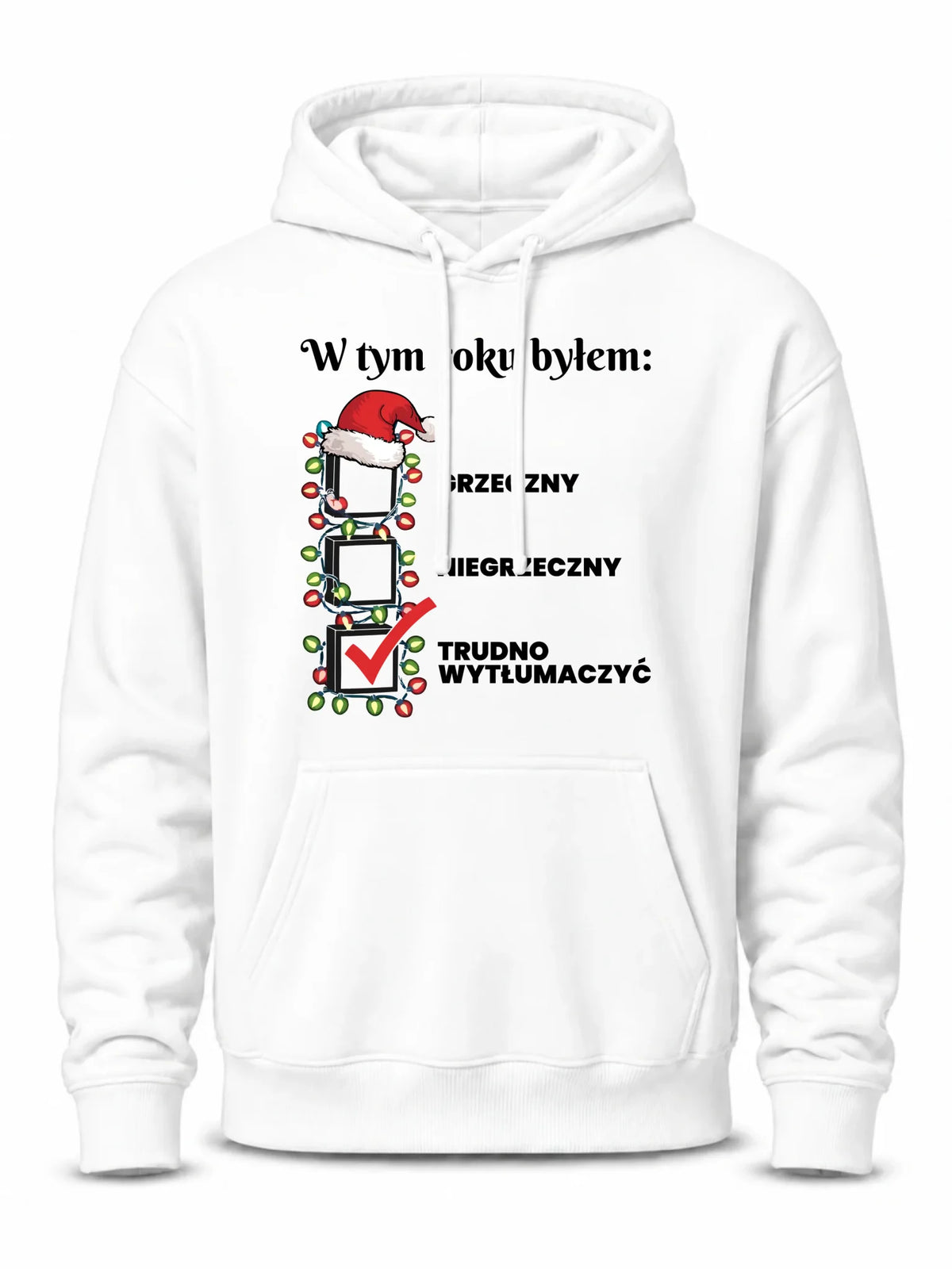 Bluza męska z kapturem na święta - Trudno wytłumaczyć BN134