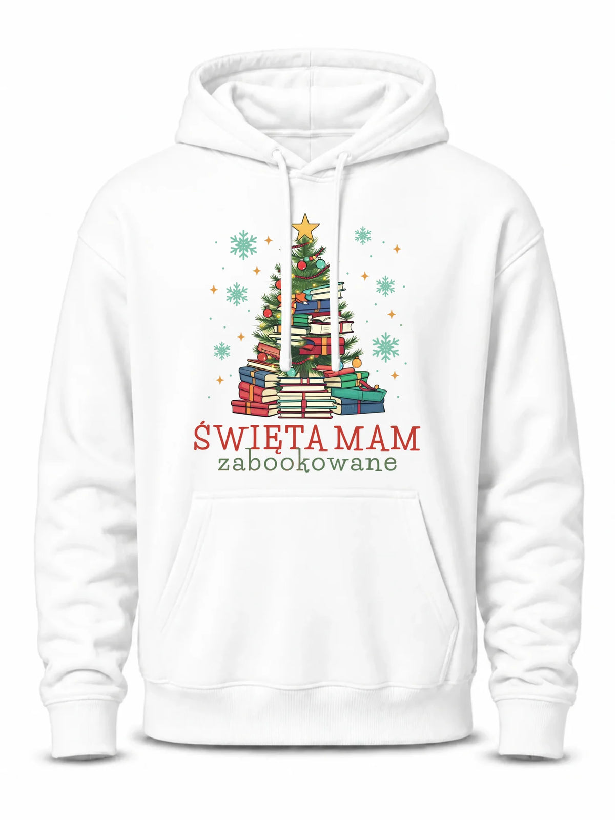 Bluza męska z kapturem świąteczna - Święta mam zabookowane BN05