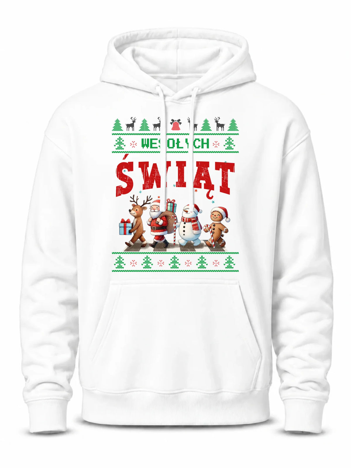 Bluza męska z kapturem świąteczna - Wesołych Świąt BN06