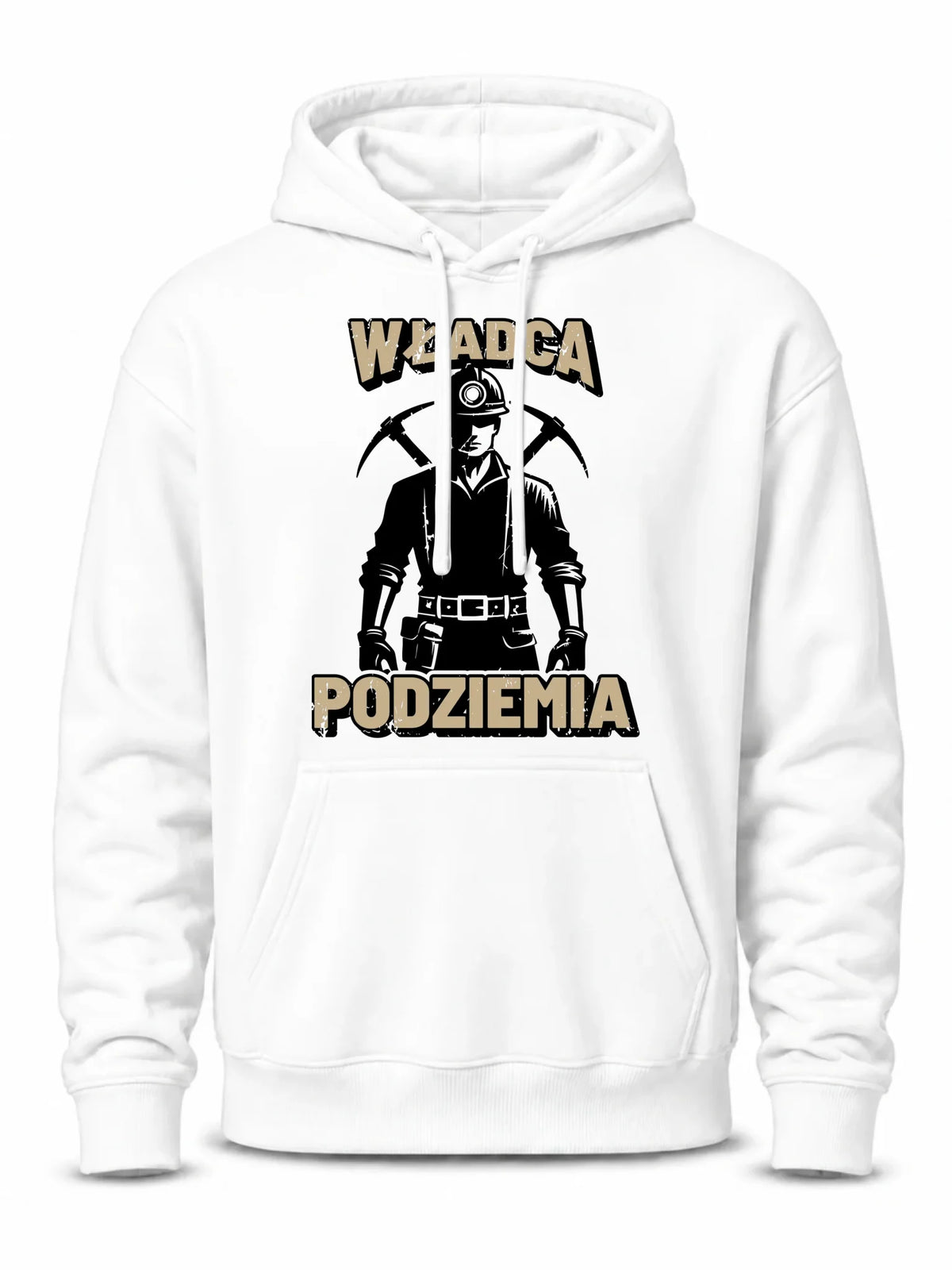 Bluza męska z kapturem - prezent dla górnika - Władca podziemia G25