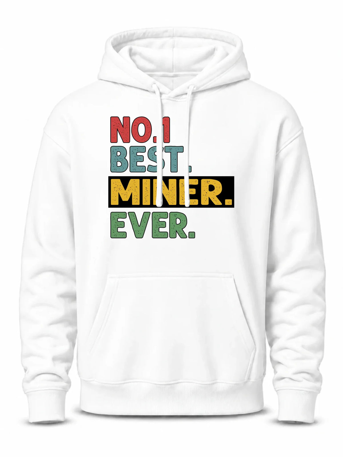 Bluza męska z kapturem - prezent dla górnika - Best miner ever G12