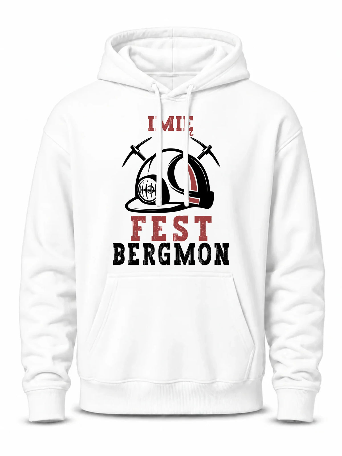 Bluza męska z kapturem - prezent dla górnika - Fest bergmon - personalizowana G07