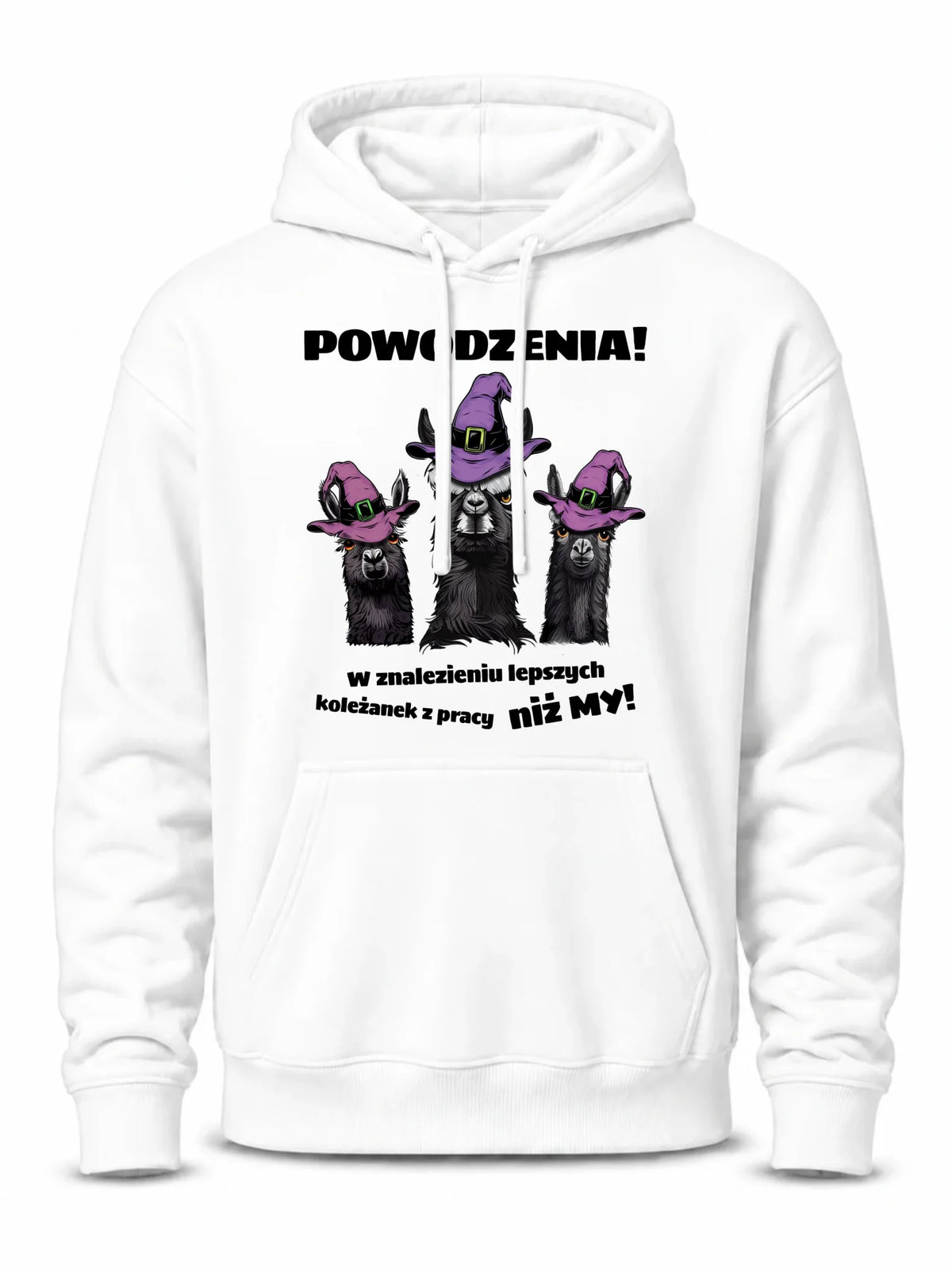 Bluza męska z kapturem na odejście z pracy - Powodzenia w znalezieniu lepszych koleżanek OP07