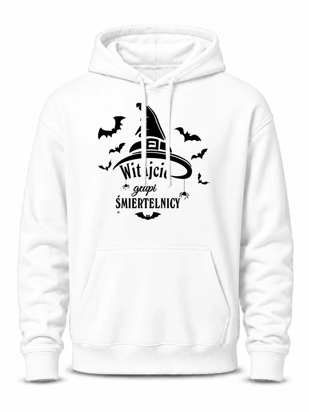 Bluza męska z kapturem na Halloween - Witajcie głupi śmiertelnicy HL23