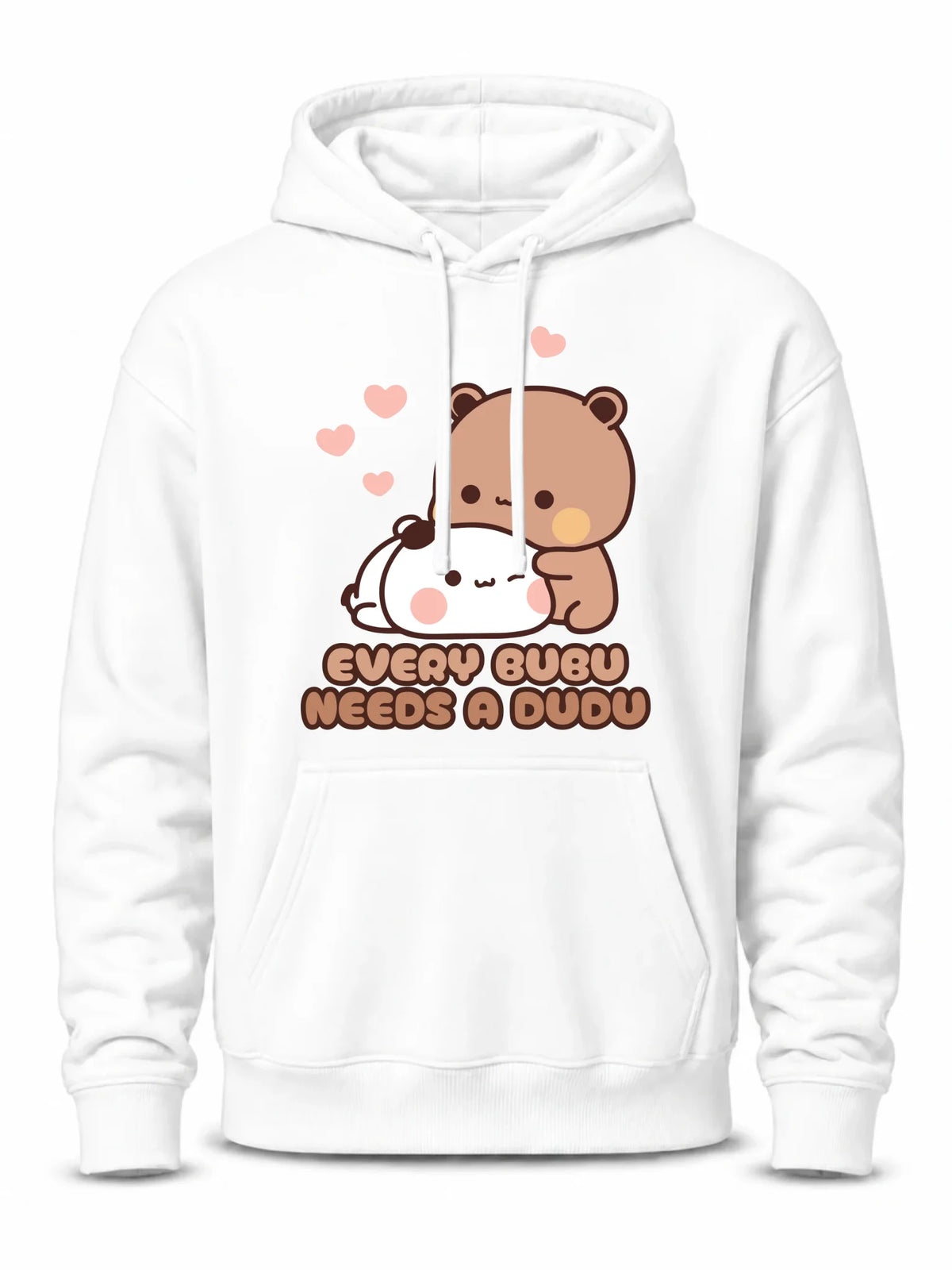 Bluza męska z kapturem dla par - Every Bubu needs a Dudu W33