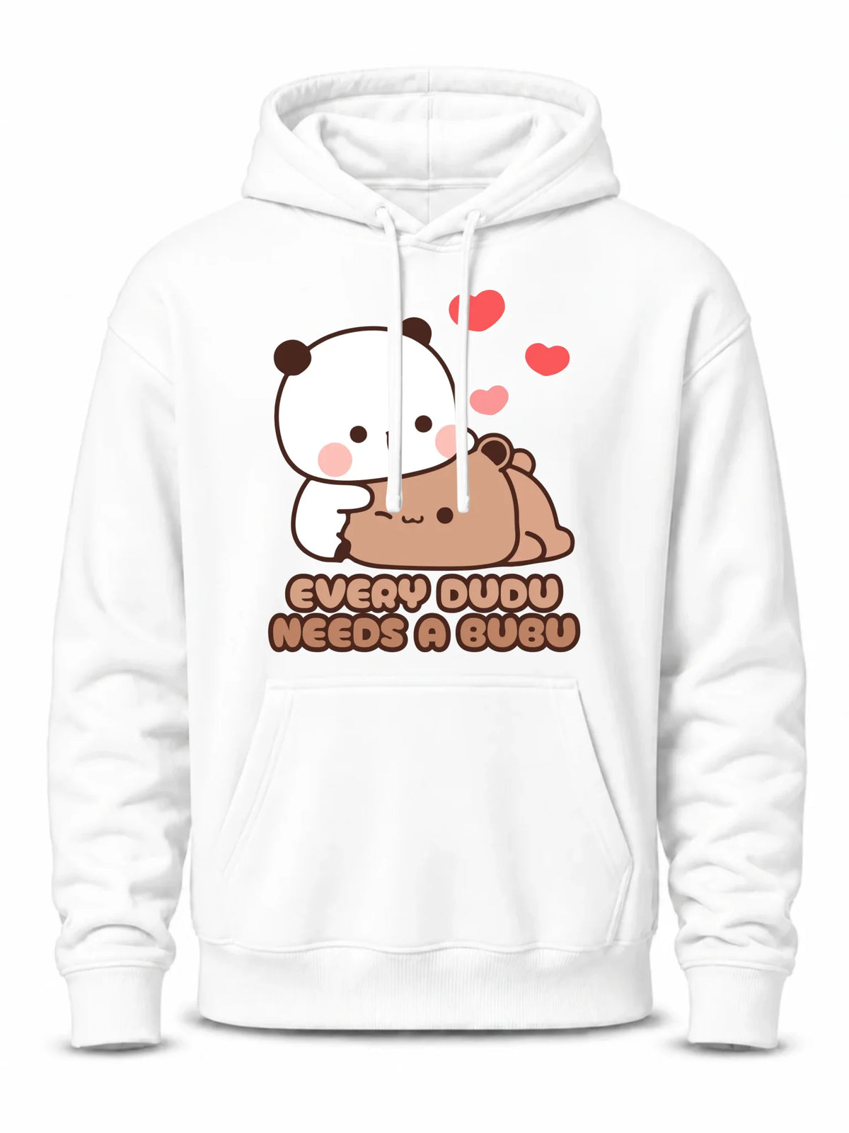 Bluza męska z kapturem dla par - Every Dudu needs a Bubu W32