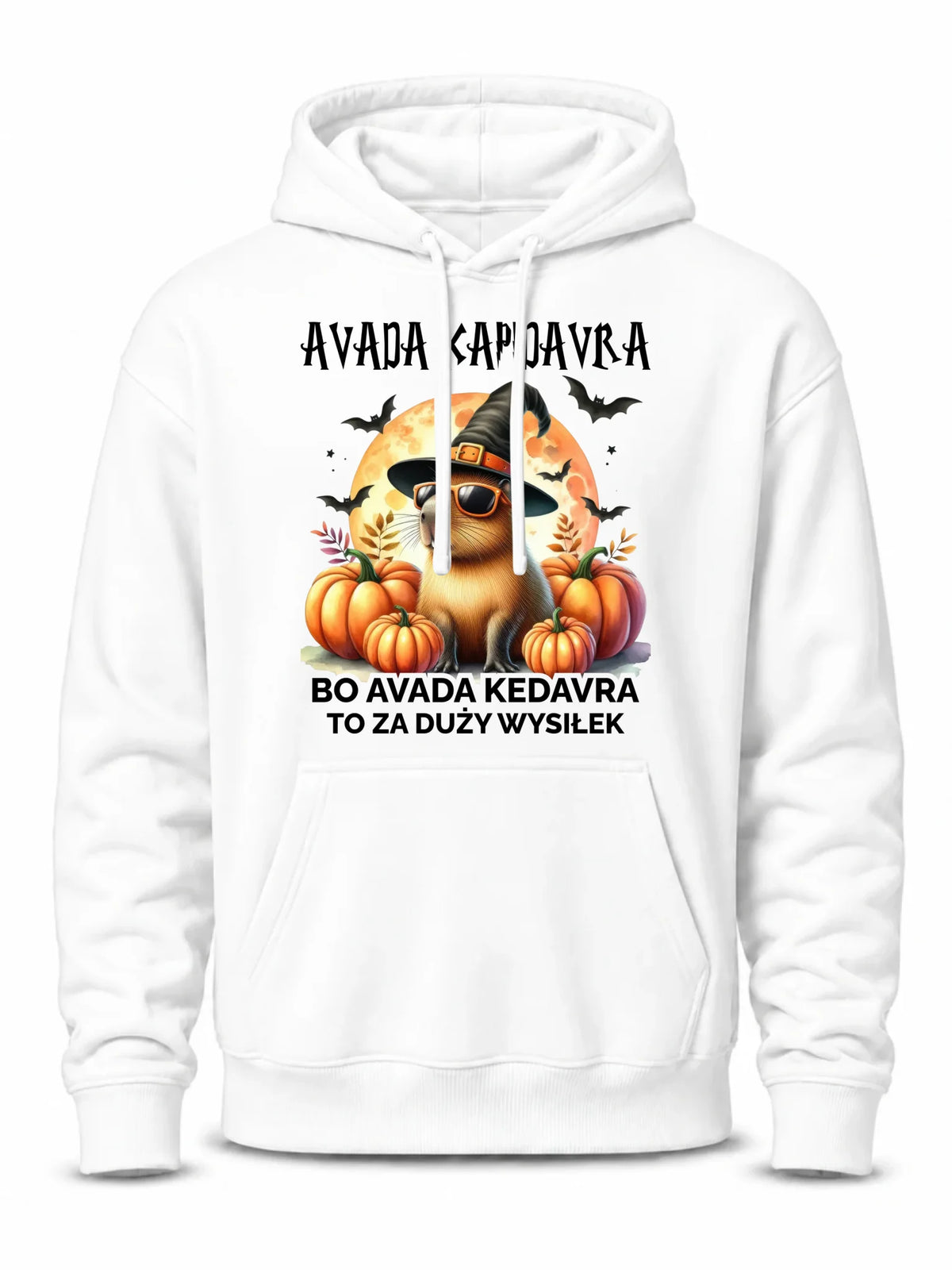 Bluza męska z kapturem halloweenowa - Kapibara - Avada Kapidavra HL21