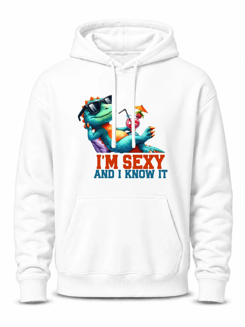 Bluza męska z kapturem - prezent dla chłopaka - I'm sexy - śmieszny nadruk DCH28