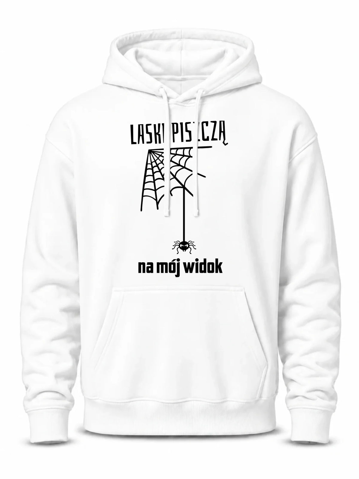 Bluza męska z kapturem - prezent dla chłopaka - Laski piszczą na mój widok DCH13