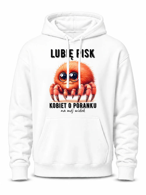 Bluza męska z kapturem - prezent dla chłopaka - Lubię pisk kobiet DCH14