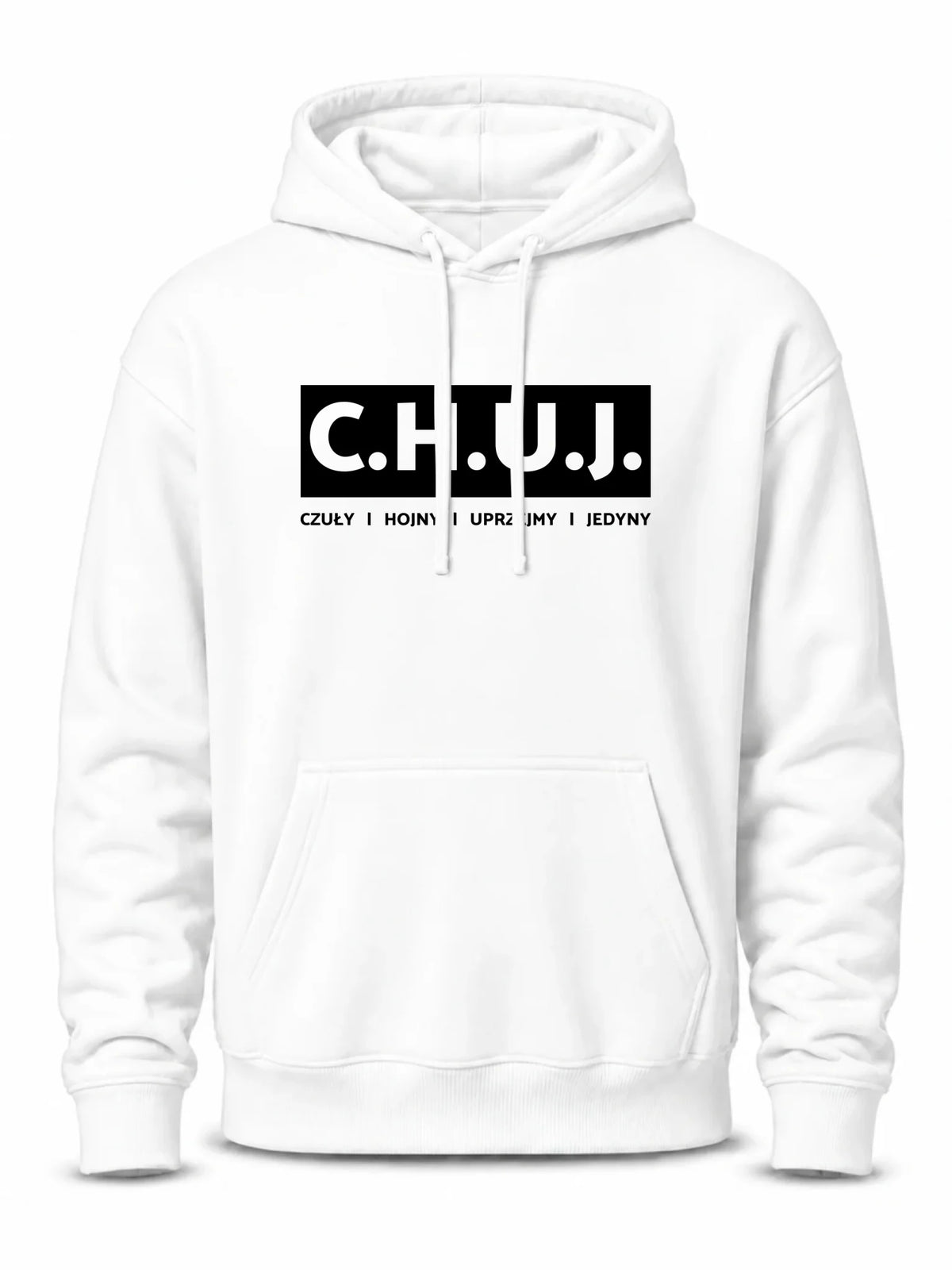 Bluza męska z kapturem - prezent dla kolegi na Dzień Chłopaka przyjaciela - C.H.U.J. - bez cenzury DCH12