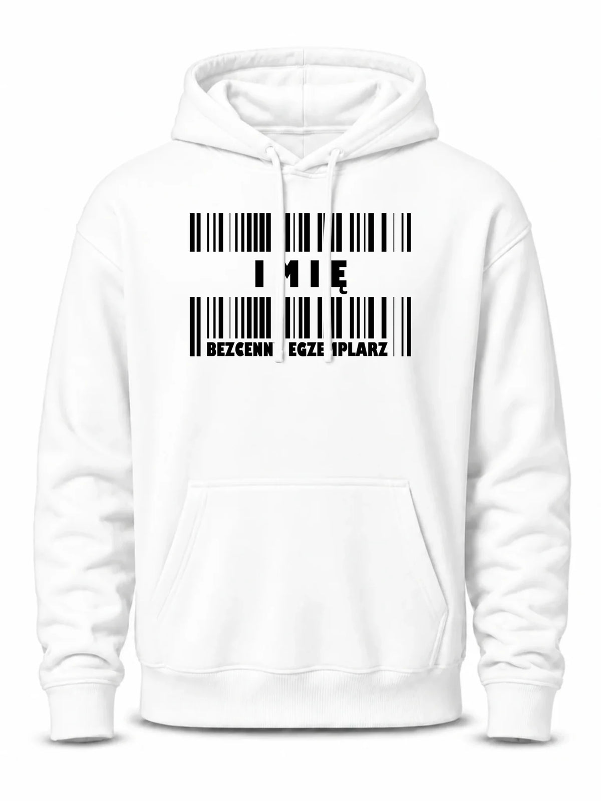 Bluza męska z kapturem - Bezcenny egzemplarz prezent dla niego - personalizowana DCH07