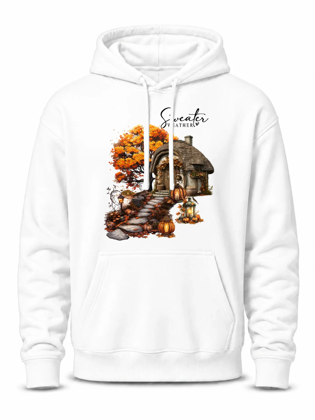 Bluza męska z kapturem jesienna - Sweater weather JS15