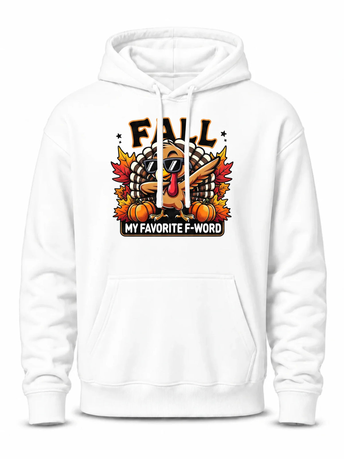 Bluza męska z kapturem jesienna - FALL my favorite F-word JS11