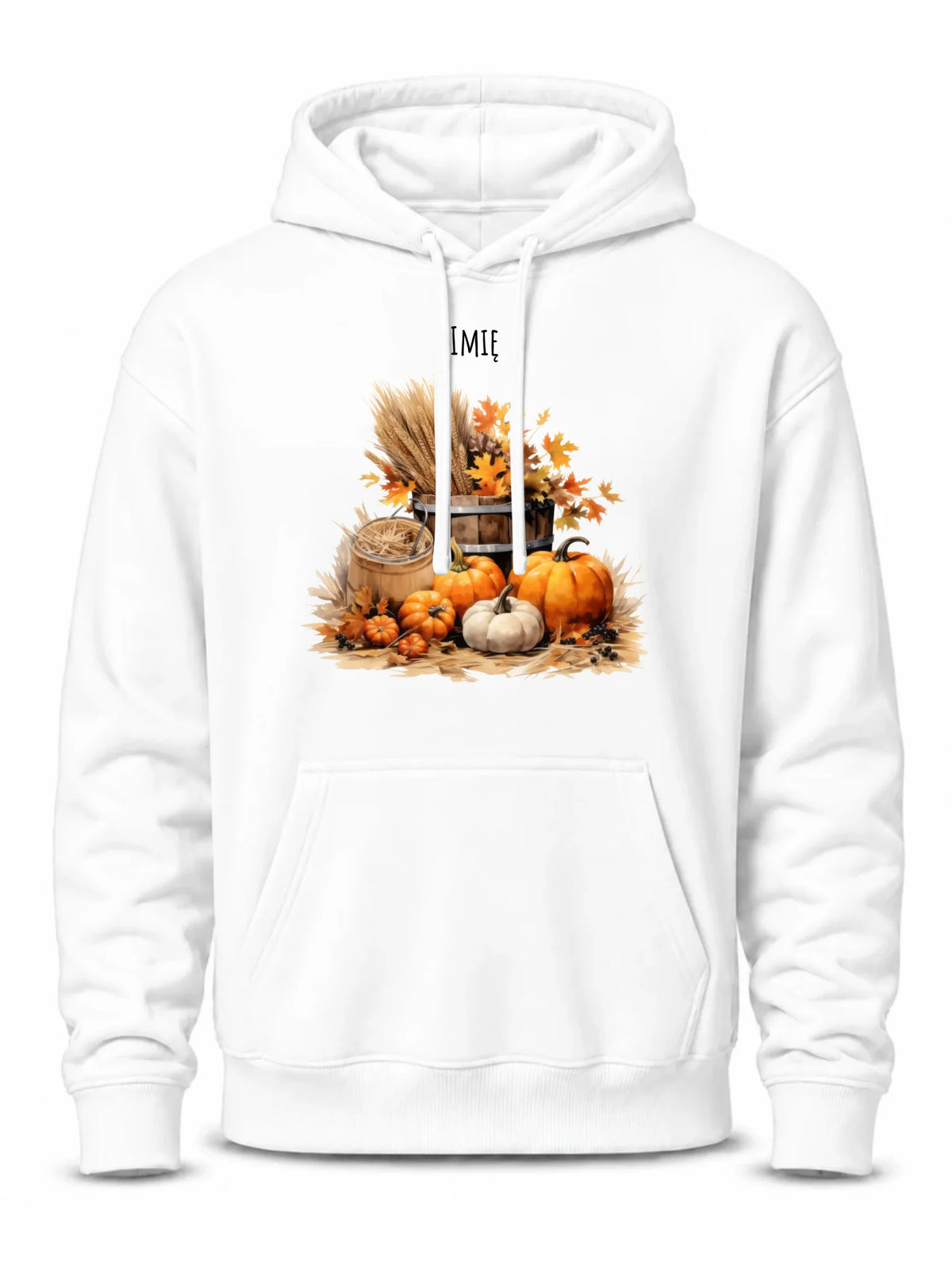 Bluza męska z kapturem na jesień - Harvest vibes - personalizowana JS09