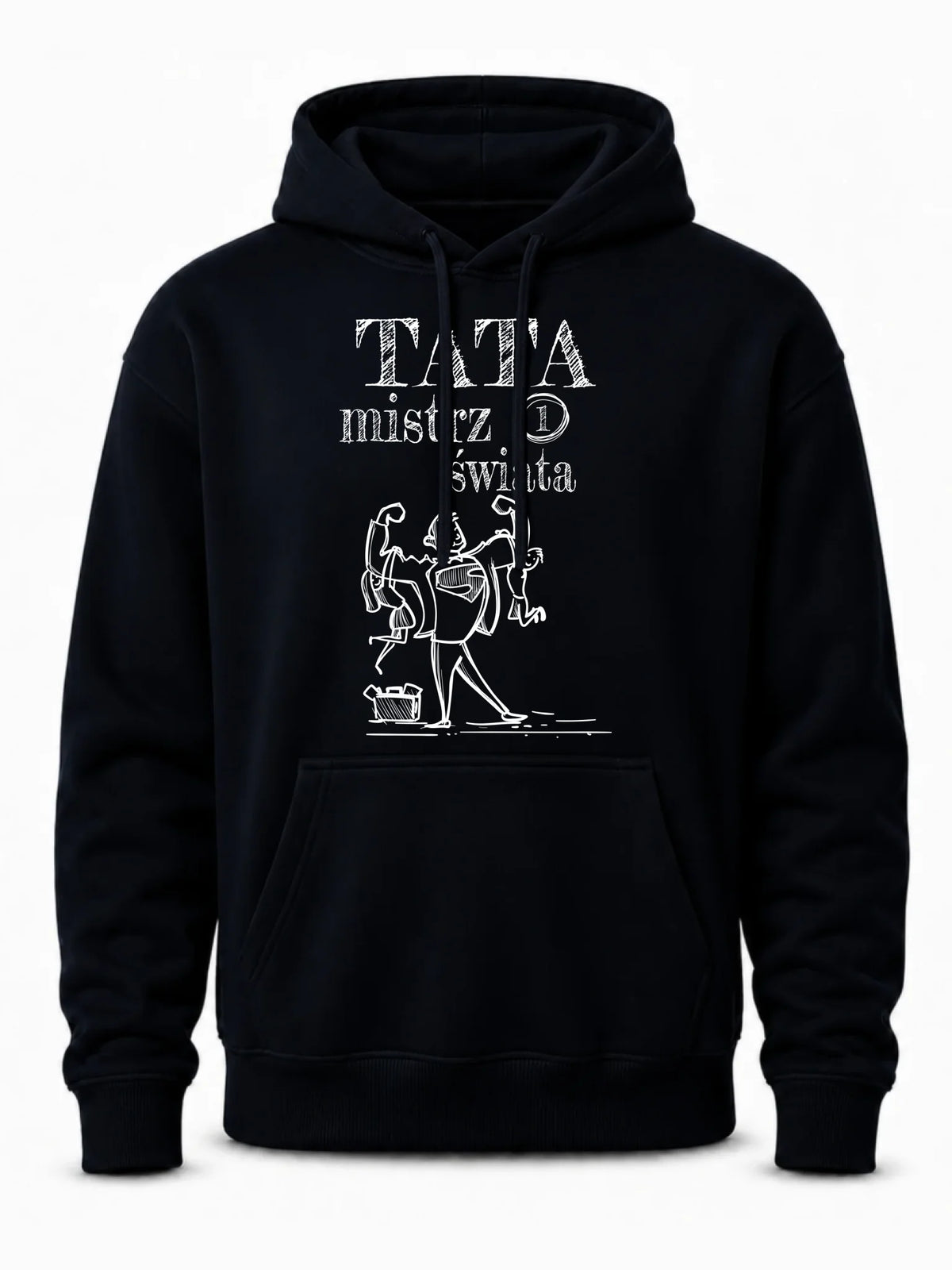 Bluza z kapturem dla taty - Tata Mistrz Świata DT36