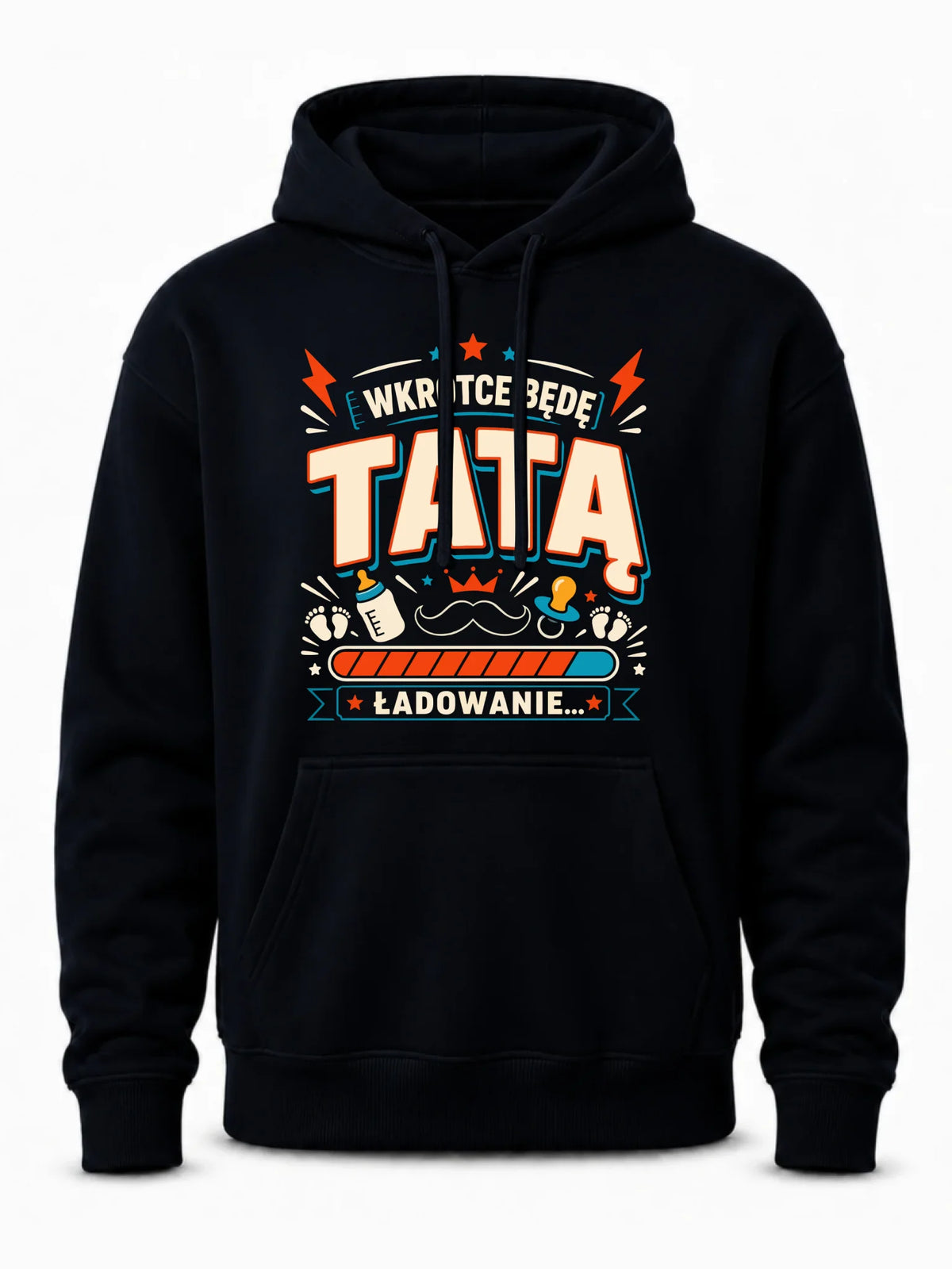 Bluza z kapturem dla przyszłego taty - Wkrótce będę tatą DT23