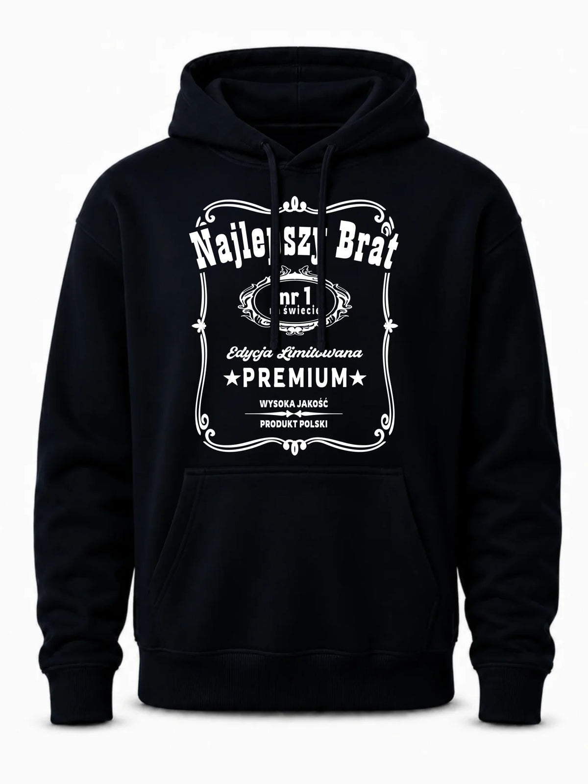Bluza męska z kapturem dla brata - Najlepszy Brat Edycja Limitowana DB02