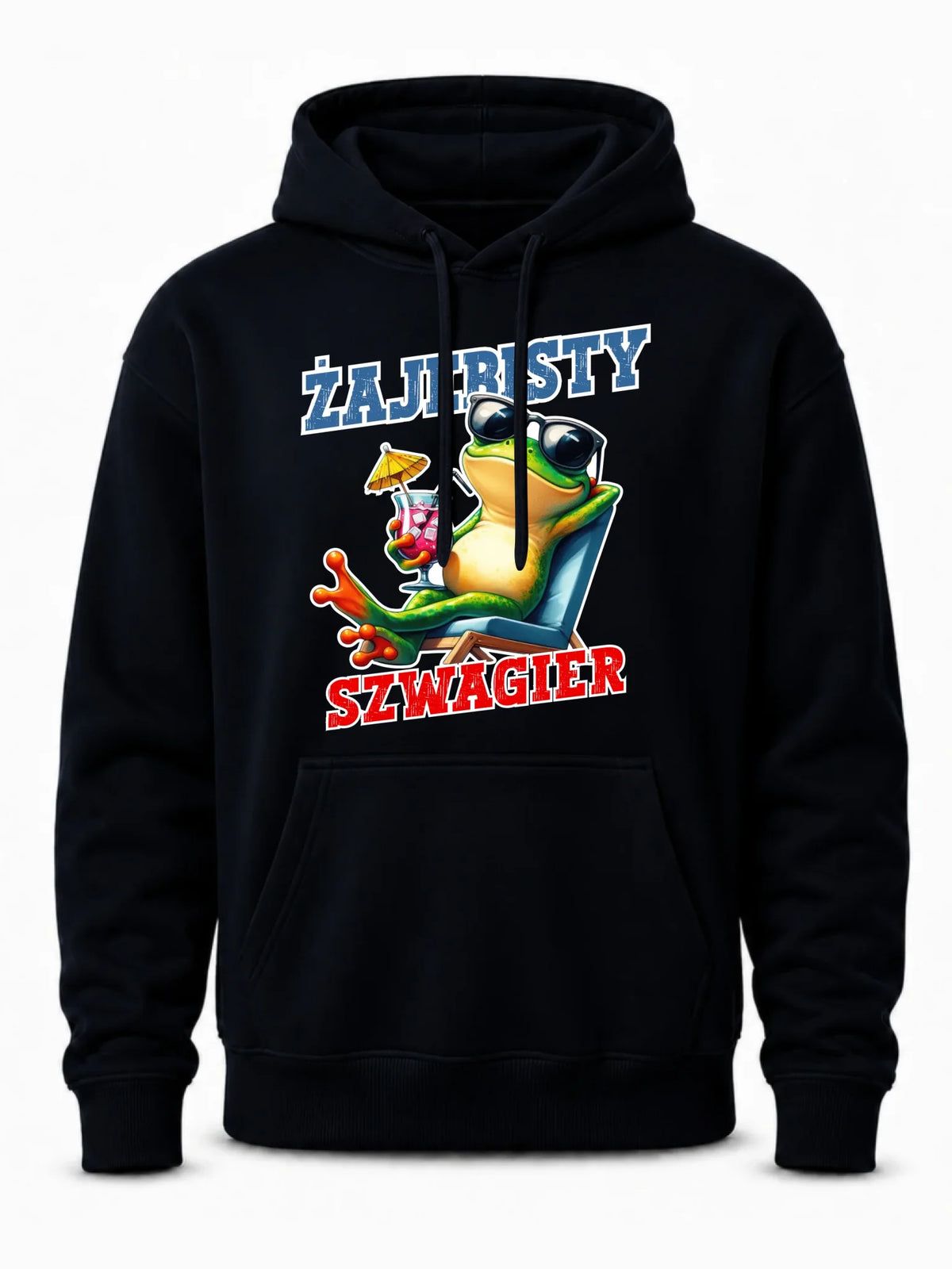Bluza męska z kapturem dla szwagra - Żajebisty Szwagier DSZ01