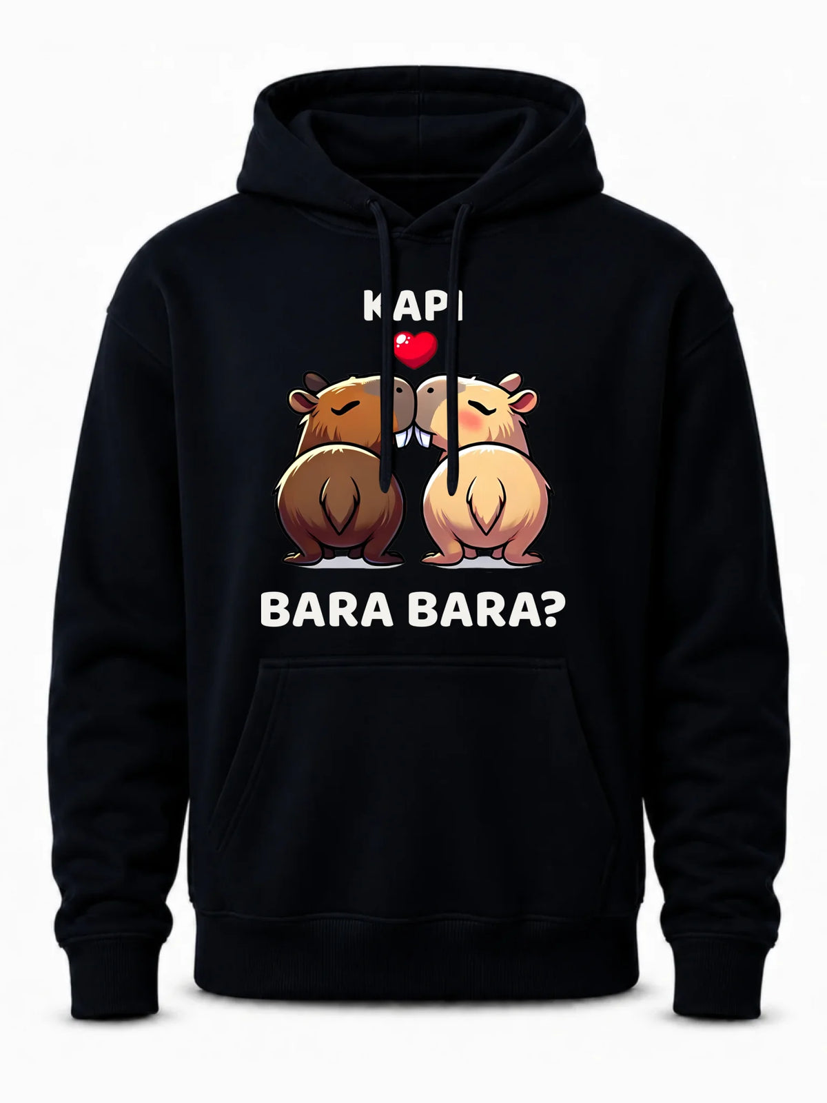 Bluza męska z kapturem - Kapibara bara bara W86