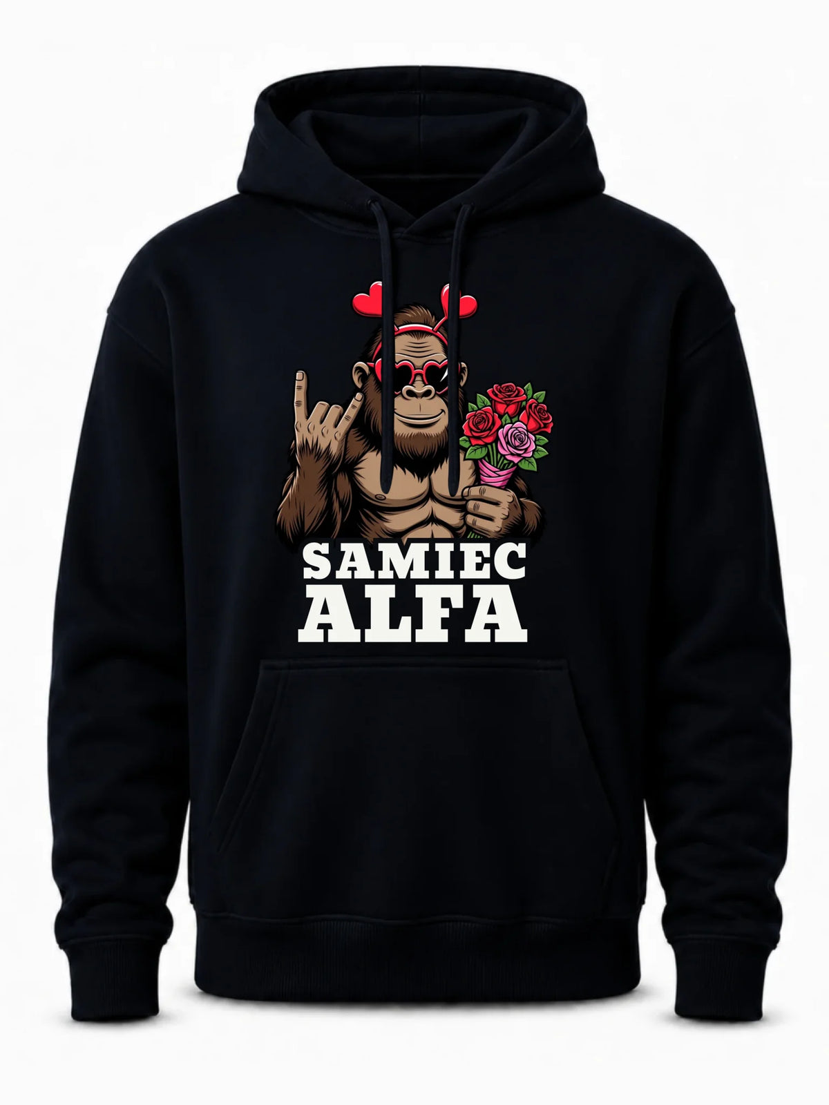 Bluza męska z kapturem - Samiec Alfa W74