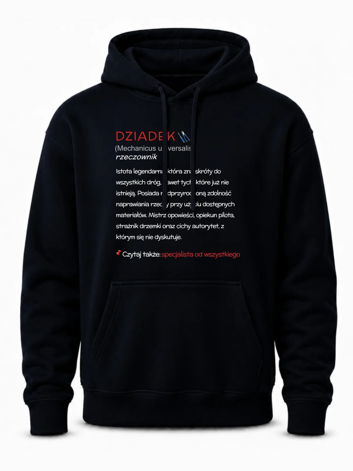 Bluza z kapturem dla dziadka - Dziadek śmieszna definicja D43