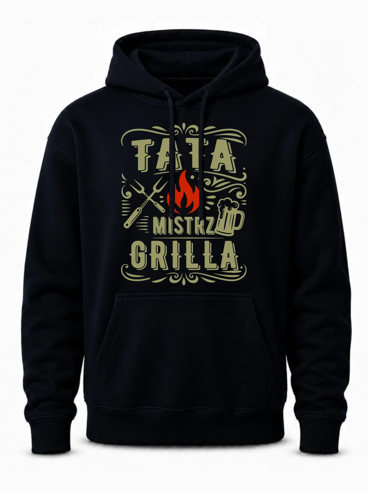 Bluza z kapturem dla taty - Tata mistrz grilla DT53