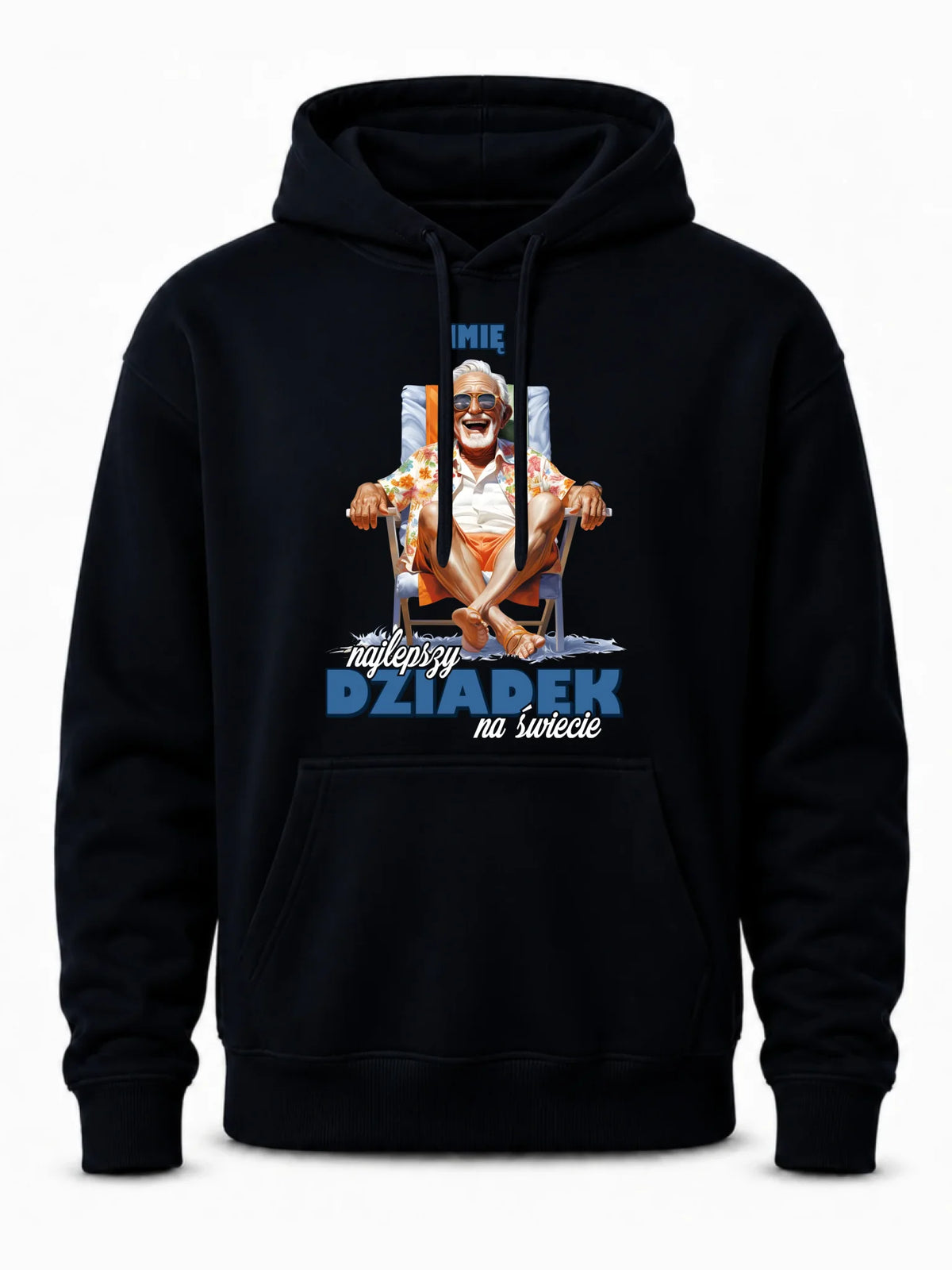Bluza z kapturem dla dziadka - Najlepszy Dziadek na świecie - personalizowana D14