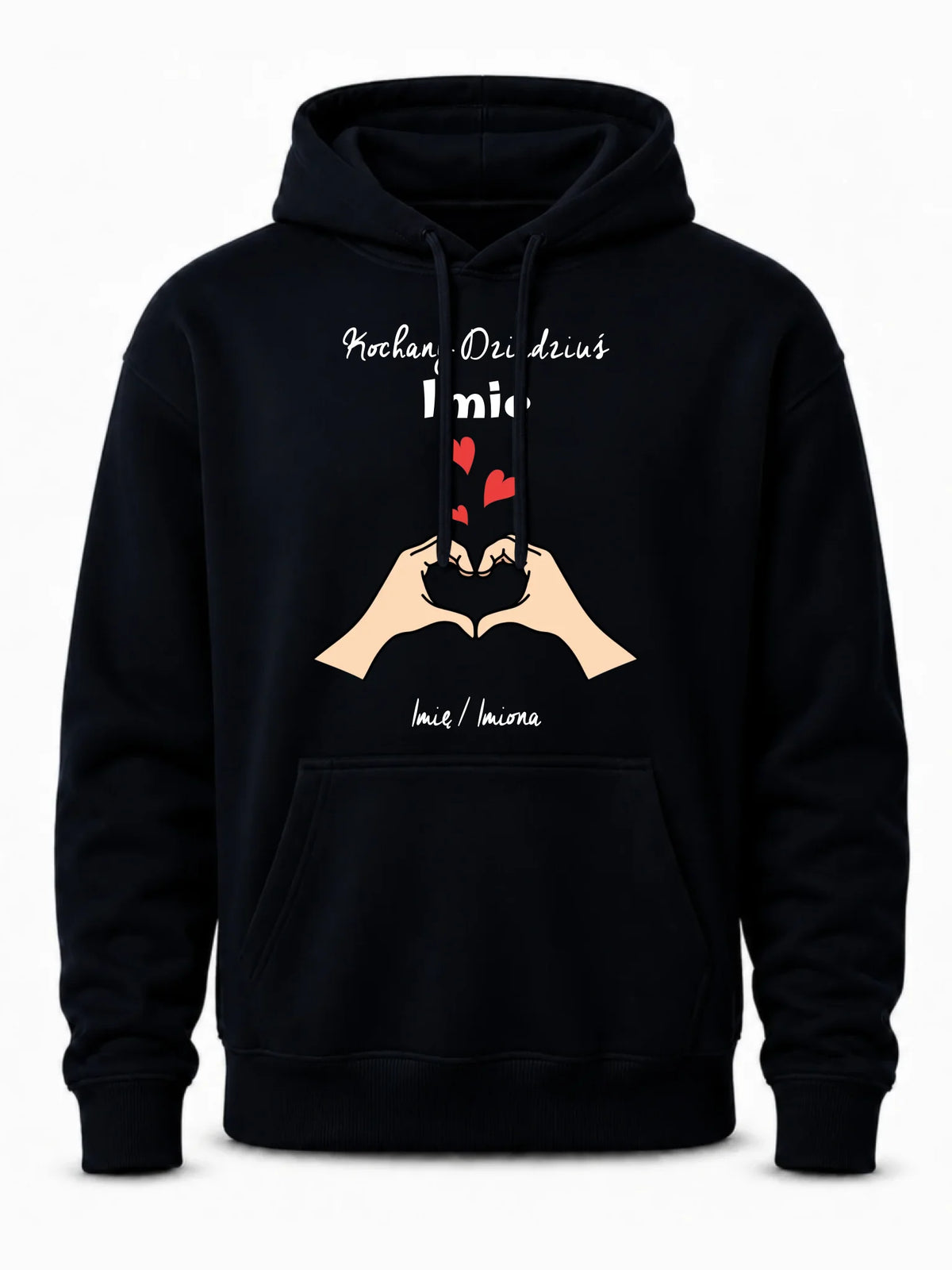 Bluza z kapturem dla dziadka - Kochany Dziadek podpis - personalizowana D13