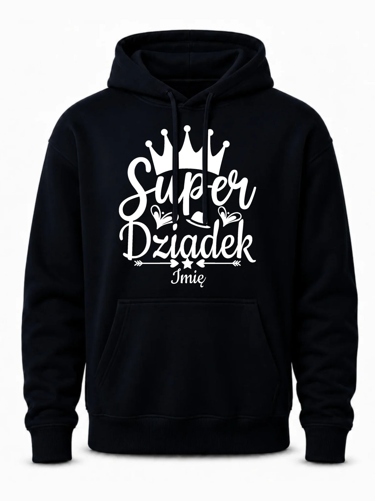 Bluza z kapturem dla dziadka - Super Dziadek - personalizowana D03