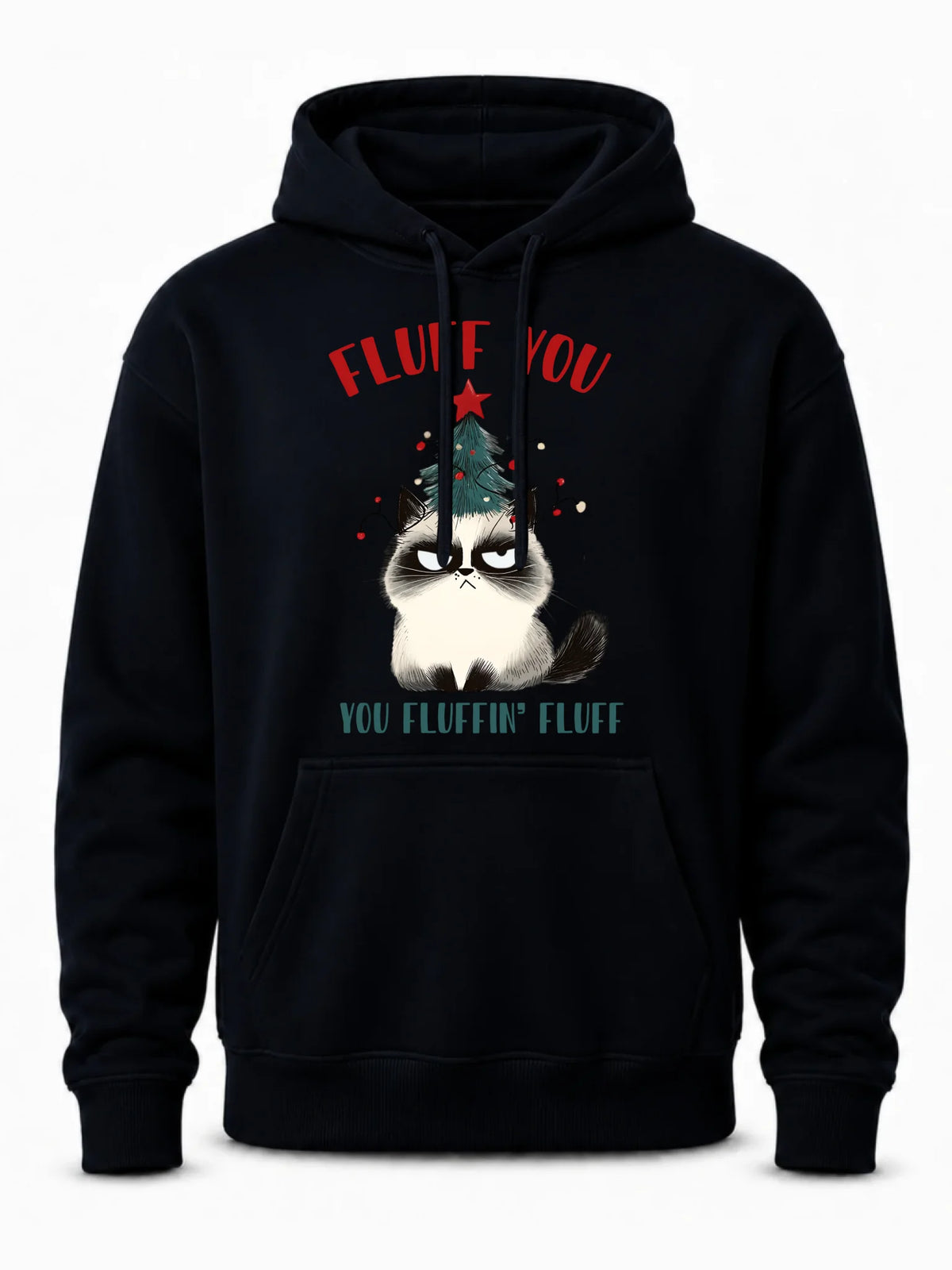 Bluza męska z kapturem świąteczna - Fluff You BN10