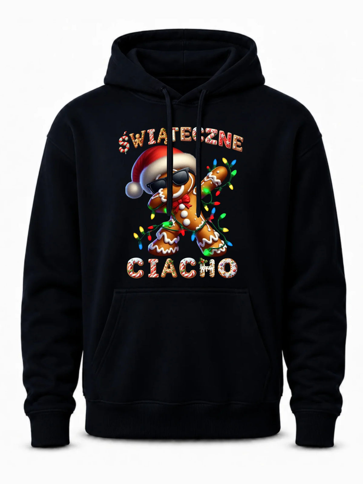 Bluza męska z kapturem świąteczna - Świąteczne Ciacho BN25
