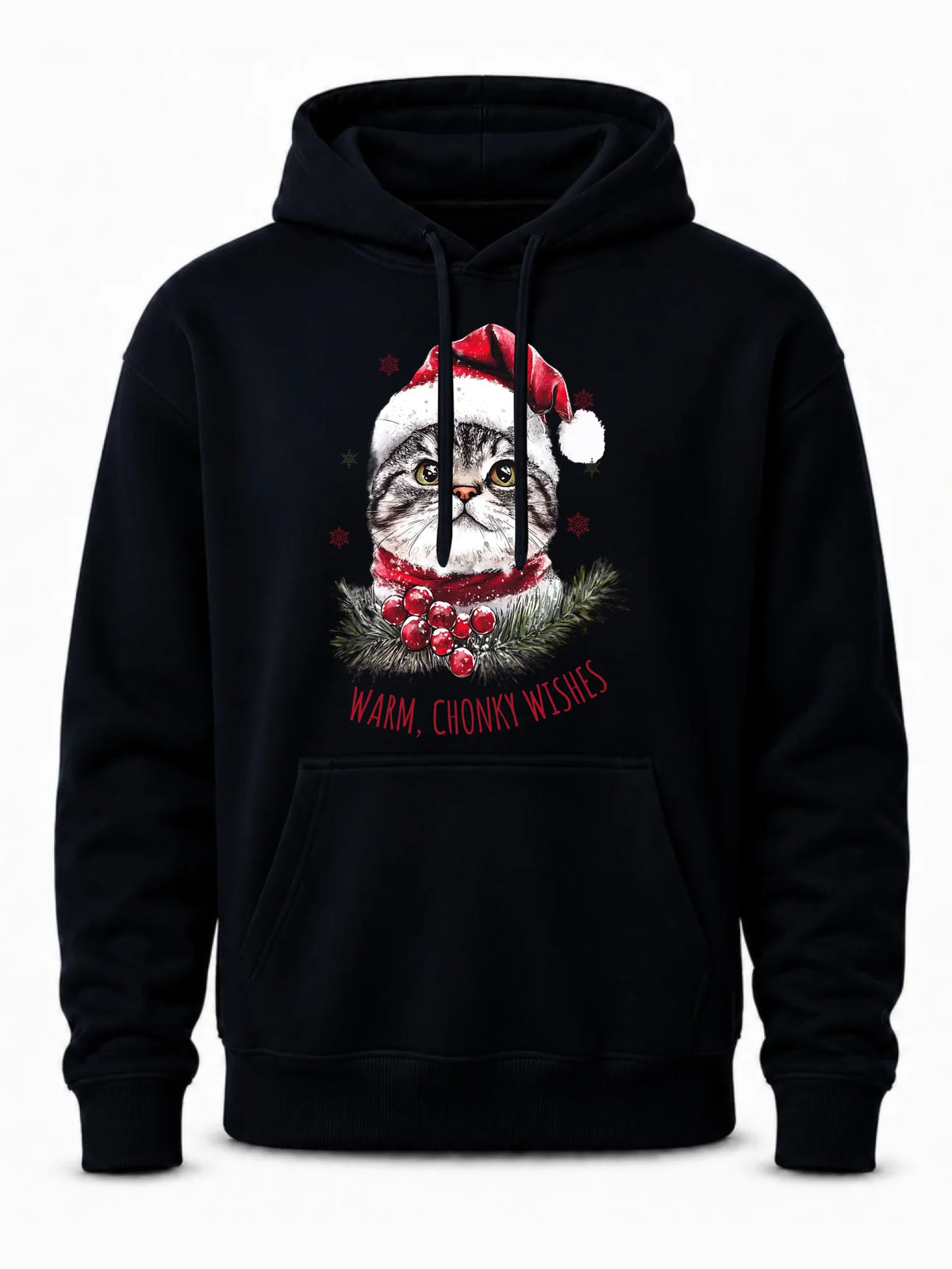 Bluza męska z kapturem świąteczna - Warm, Chonky Wishes BN36