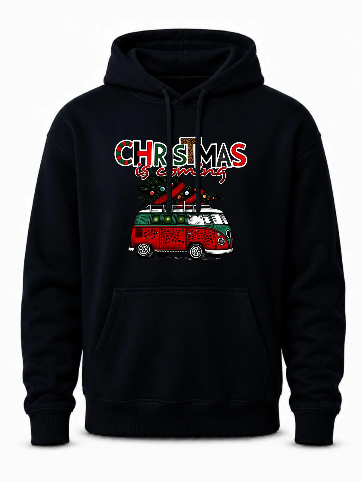 Bluza męska z kapturem świąteczna - Kamper Christmas is coming BN42