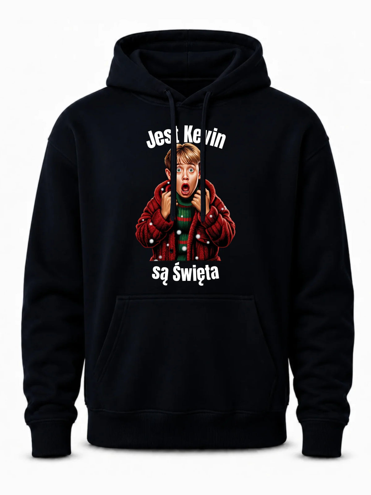 Bluza męska z kapturem świąteczna - Jest Kevin są święta BN27