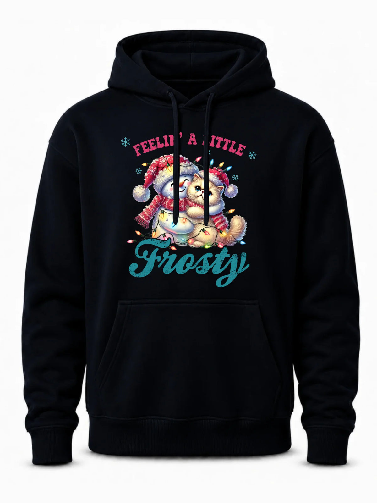 Bluza męska z kapturem świąteczna - Feelin' a little frosty BN52
