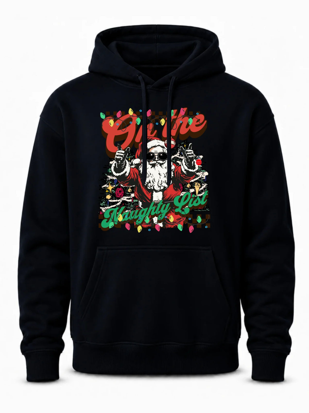 Bluza męska z kapturem świąteczna - On the Naughty List BN50