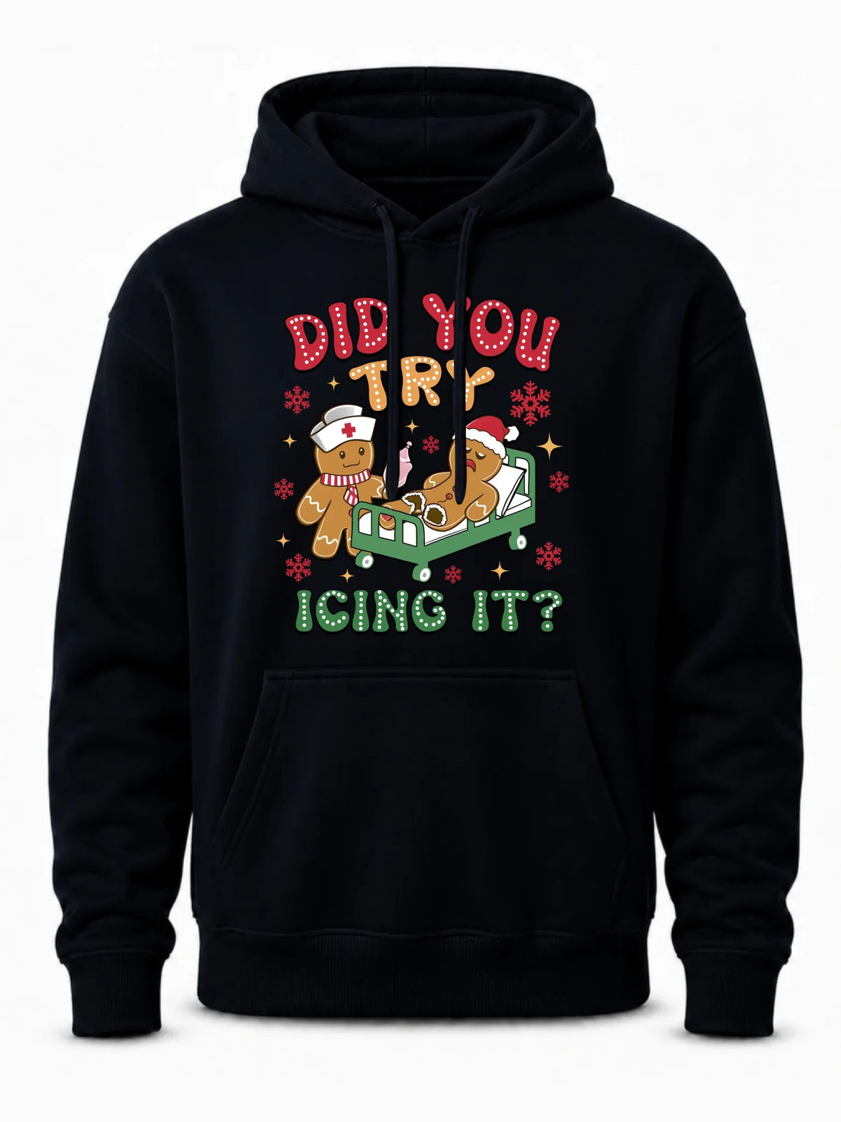 Bluza męska z kapturem świąteczna - Did you try icing it? BN78