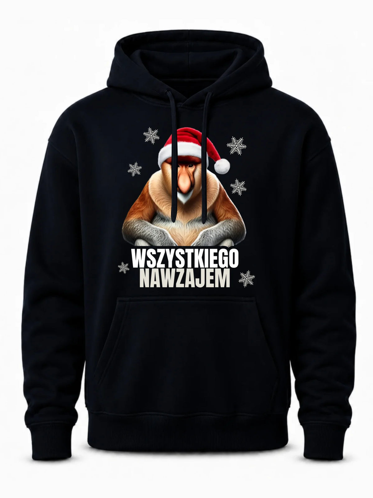 Bluza męska z kapturem świąteczna - Janusz Nosacz - Nawzajem BN110
