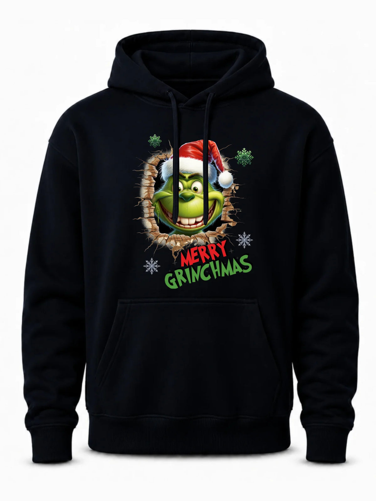 Bluza męska z kapturem świąteczna - Grinch - Merry Grinchmas BN113