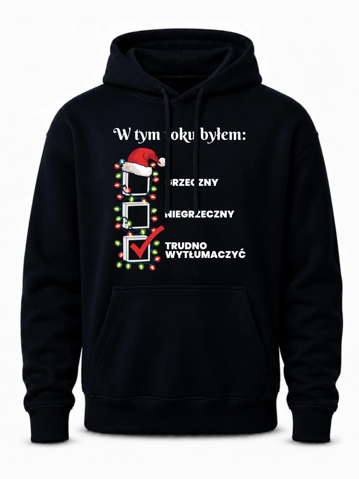 Bluza męska z kapturem na święta - Trudno wytłumaczyć BN134