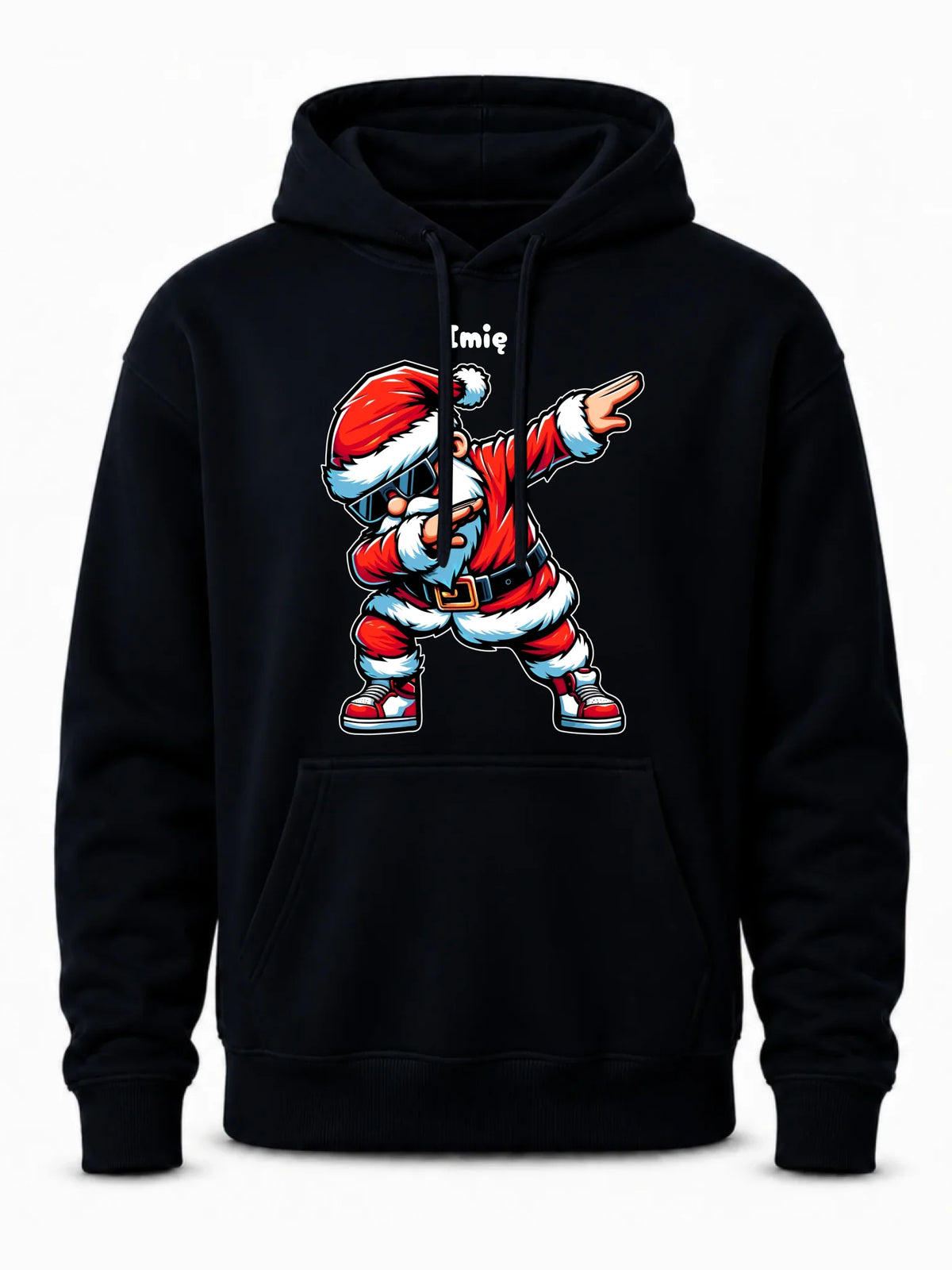 Bluza męska z kapturem świąteczna - Mikołaj - na Mikołajki - personalizowana BN136