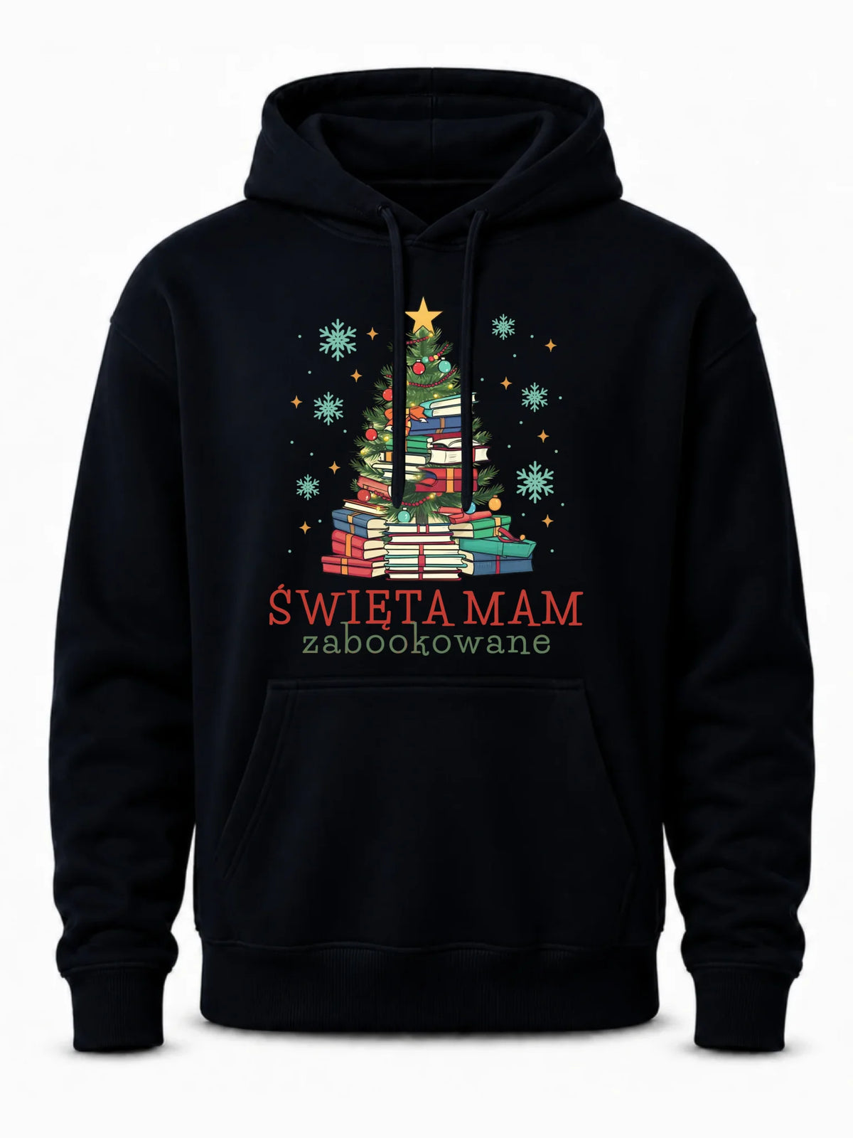 Bluza męska z kapturem świąteczna - Święta mam zabookowane BN05