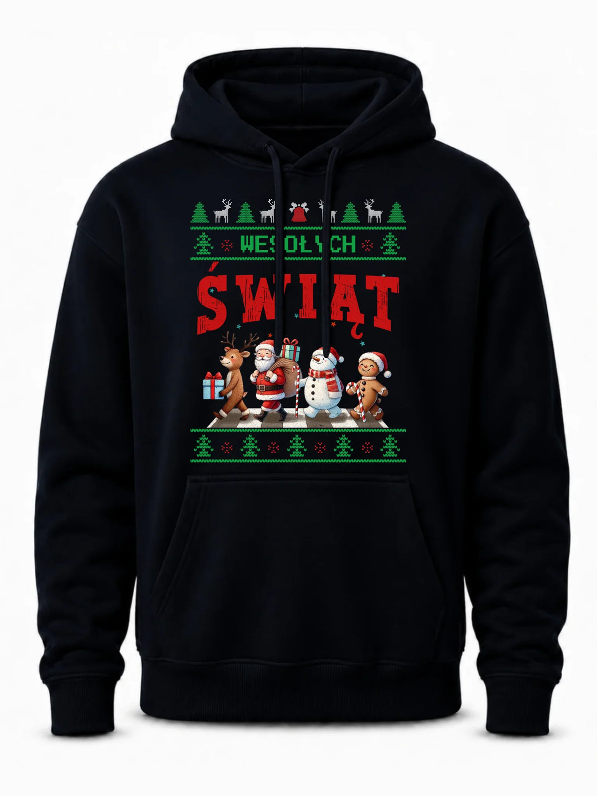 Bluza męska z kapturem świąteczna - Wesołych Świąt BN06