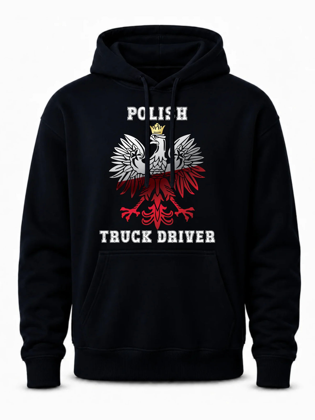 Bluza męska z kapturem dla kierowcy ciężarówki - Polish Truck Driver ZKT06