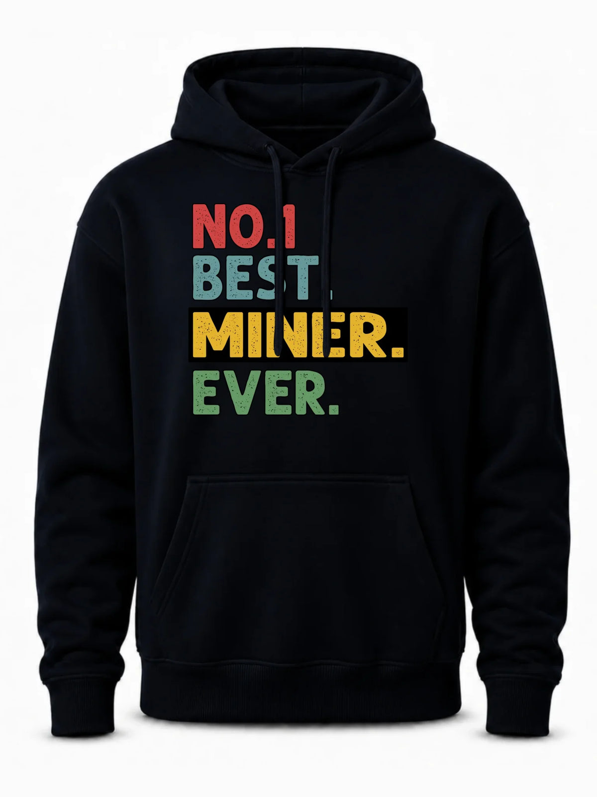 Bluza męska z kapturem - prezent dla górnika - Best miner ever G12